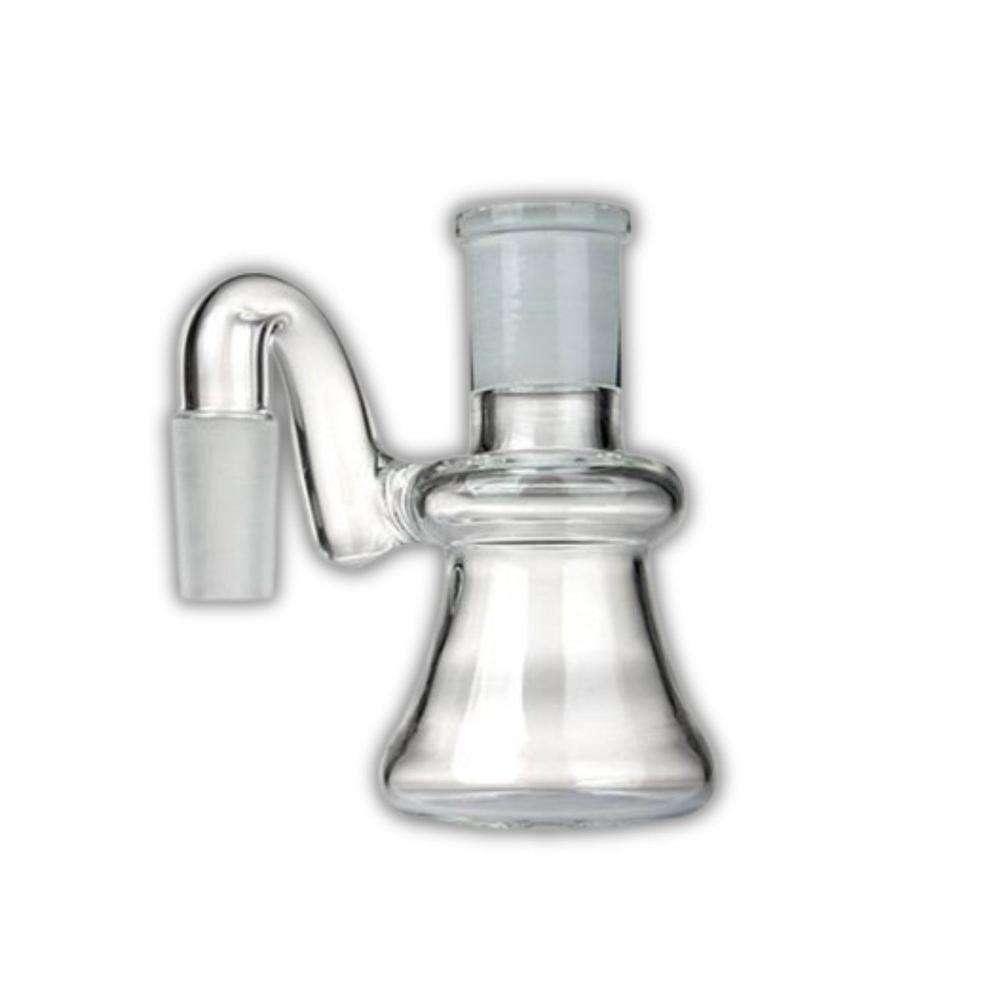 PERCULATOR | MILK BOTTLE PERCULATOR - CLEAR GLASS 14&18 MM 90 DEGREE