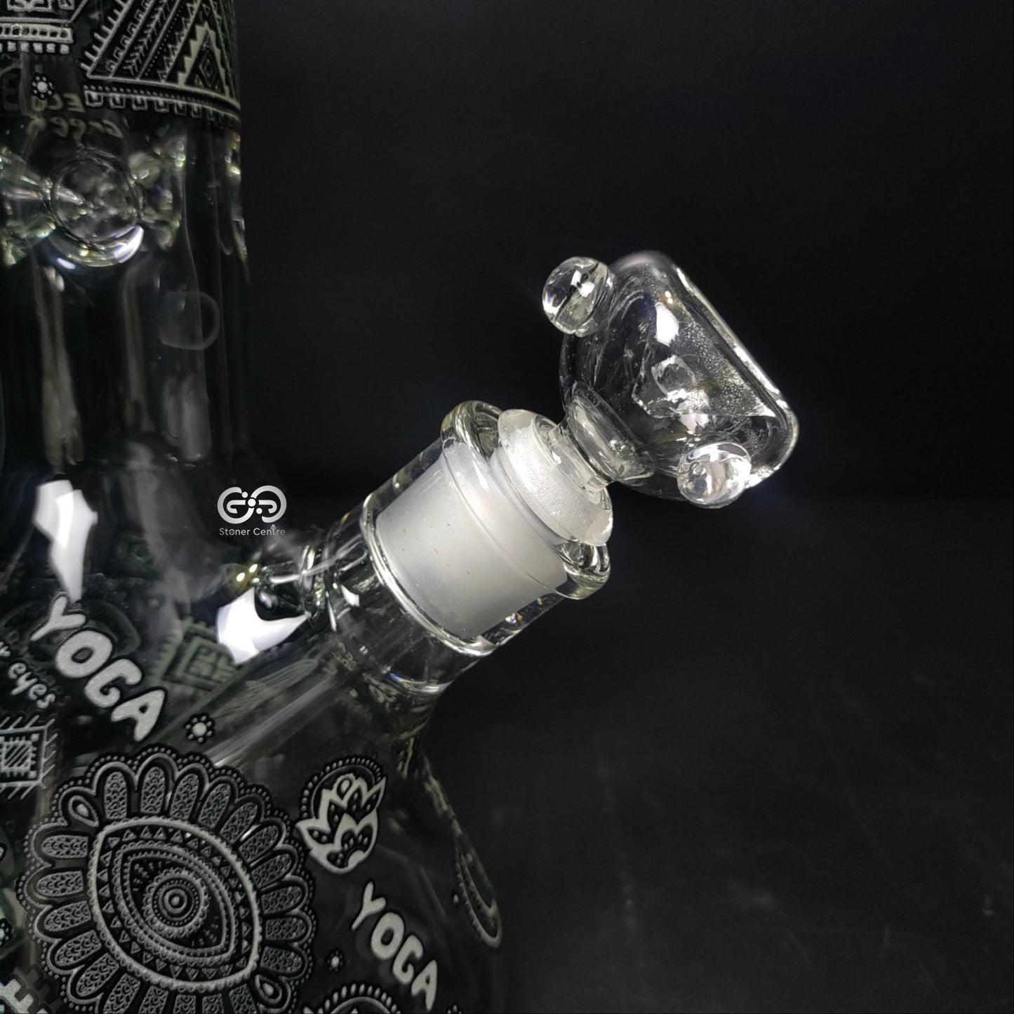 Glass Bong | TRIBAL GLOW IN THE DARK 14 INCH