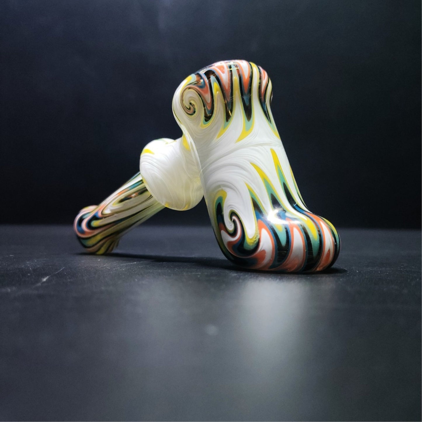 Glass Bong | Dazed Haze Bubbler 5.2" Length with America North Star Glass Rod