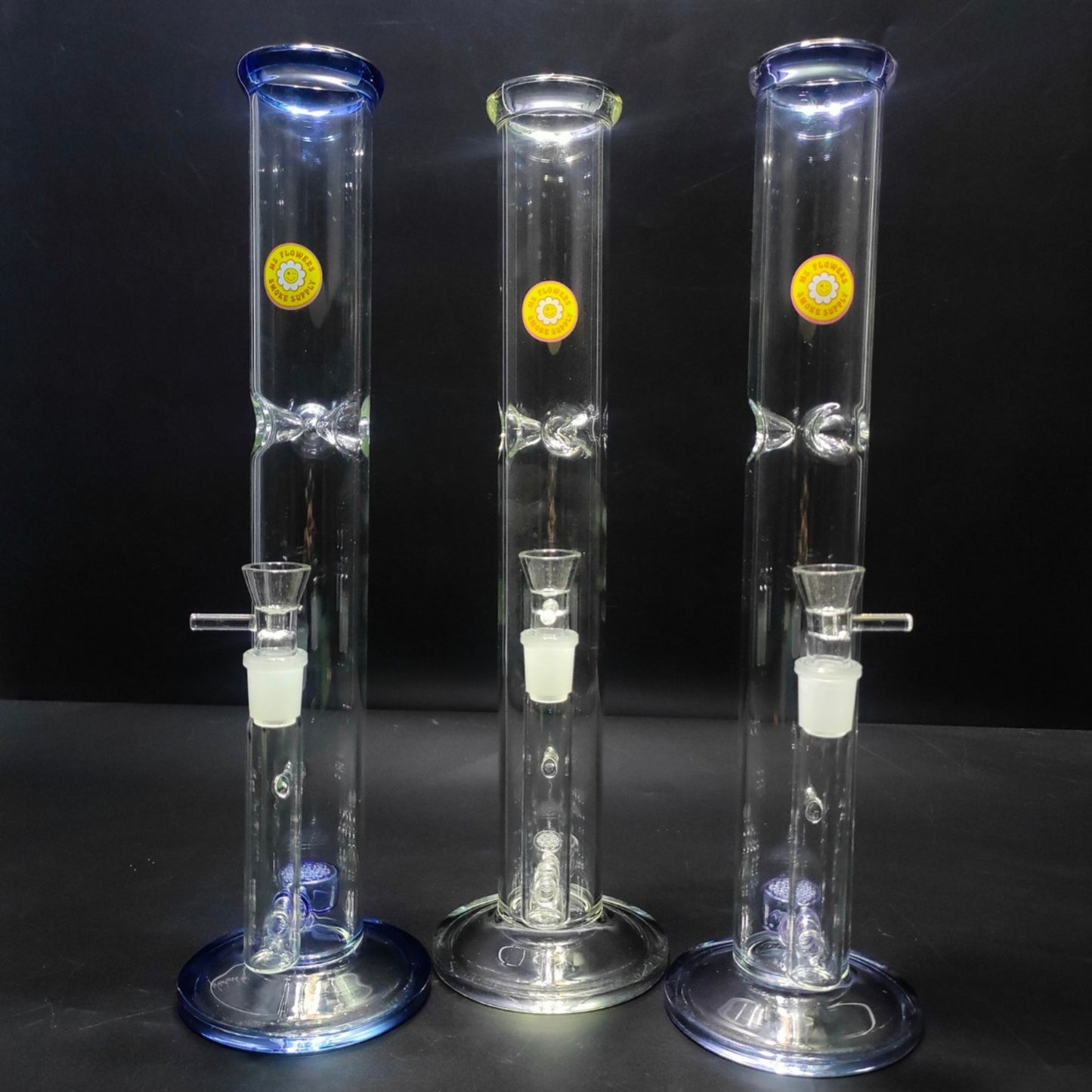 GLASS BONG | MS.FLOWERS STRAIGHT TUBE 16 INCH