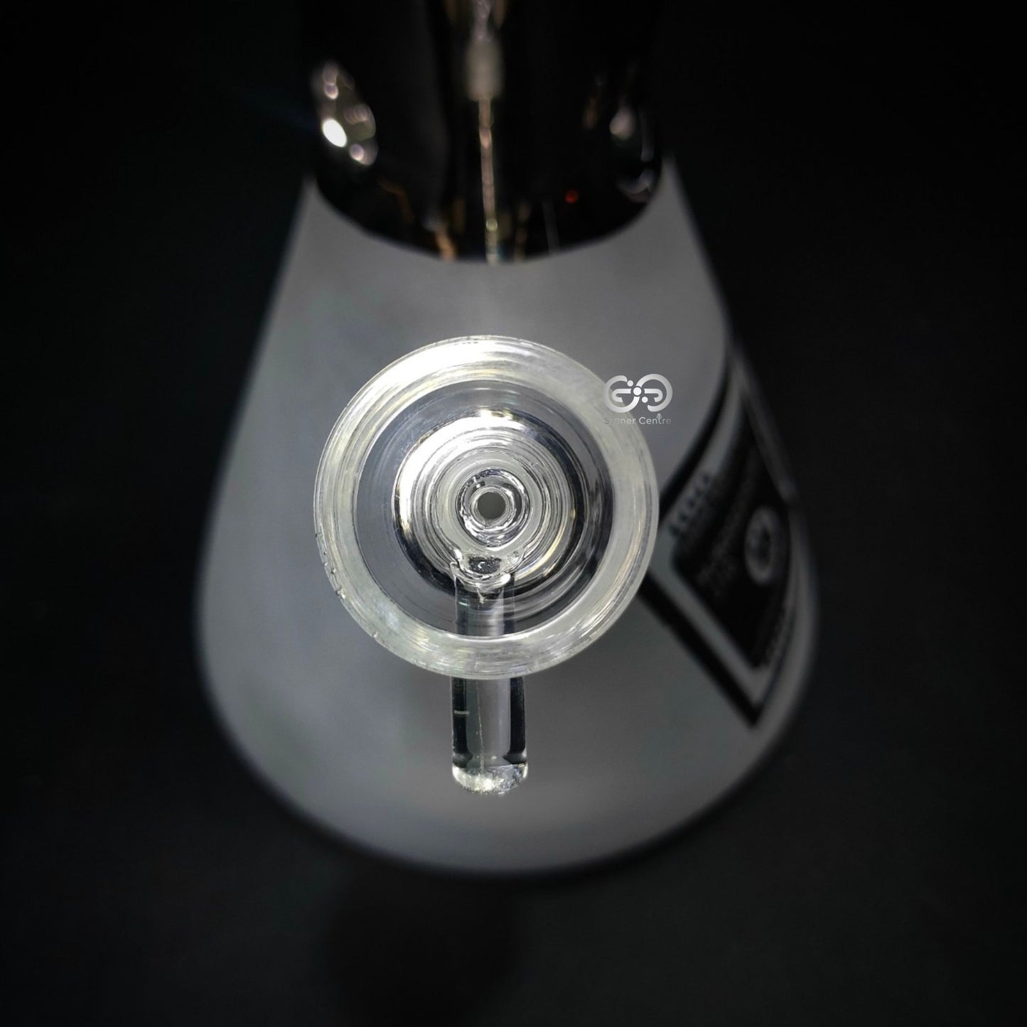 Glass Bong | DOLLAR BILL BEAKER SILVER 13.5 INCH