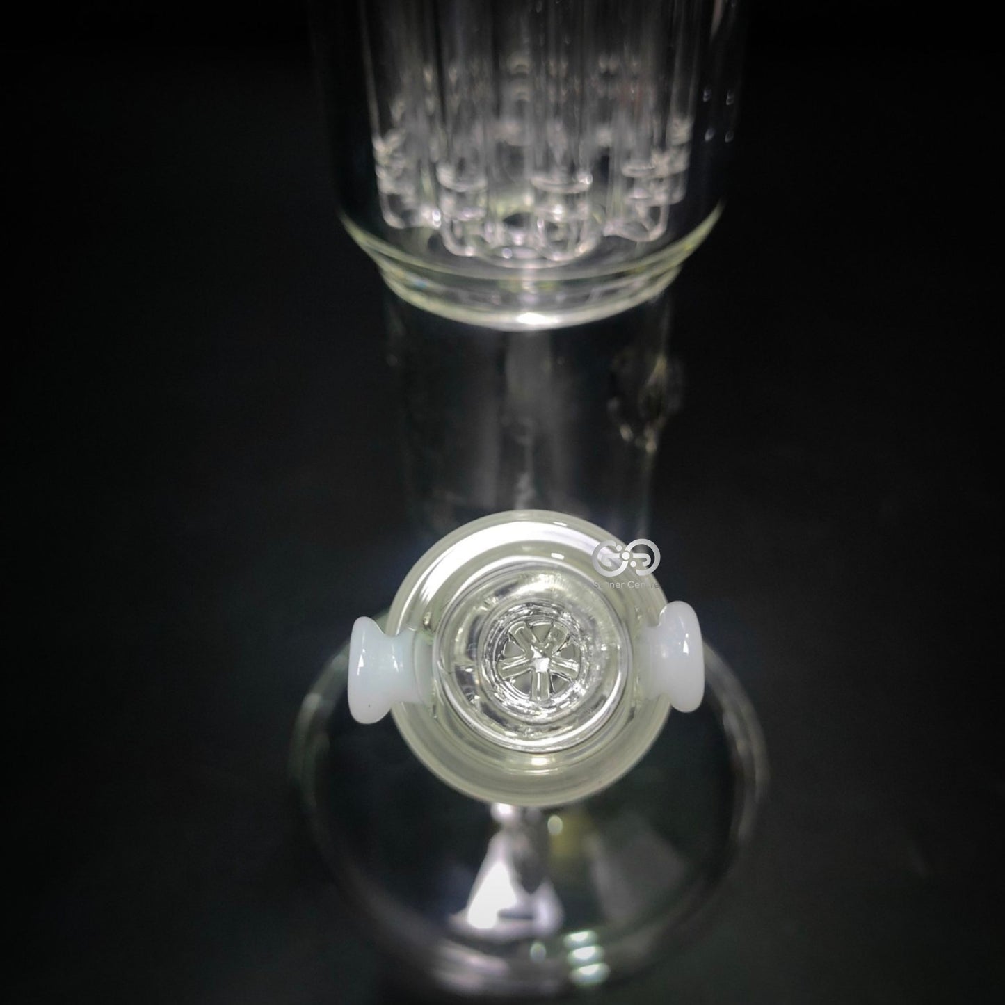 Glass Bong | GRACE CLEAR STRAIGHT WITH DOUBLE 11-ARM PERCOLATOR 20 INCH