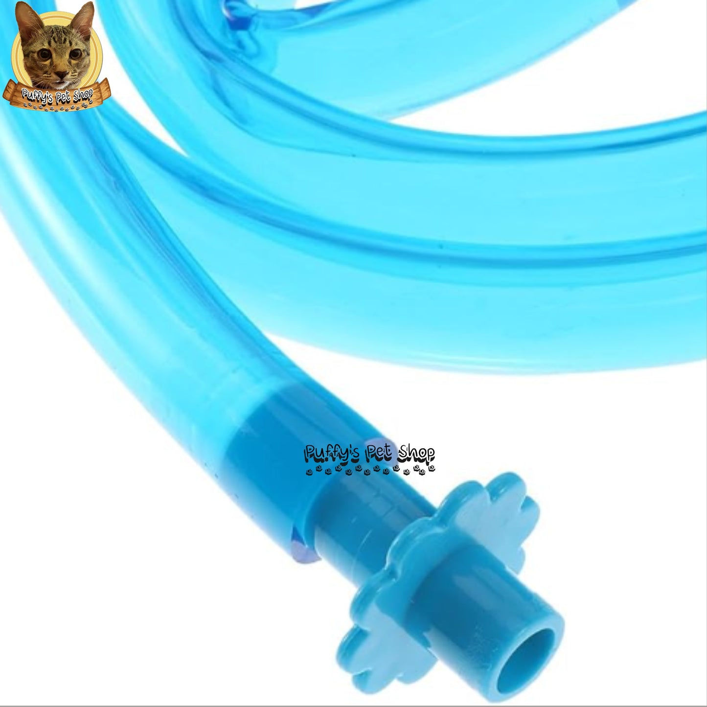 Puffy's Pet Shop | Pet Bath Faucet Attachment for Dogs & Cats หัวต่อก๊อกอาบน้ำซิลิโคนสำหรับสุนัขและแมว  กว้าง 3 ซม. ยาว 1.5 เมตร