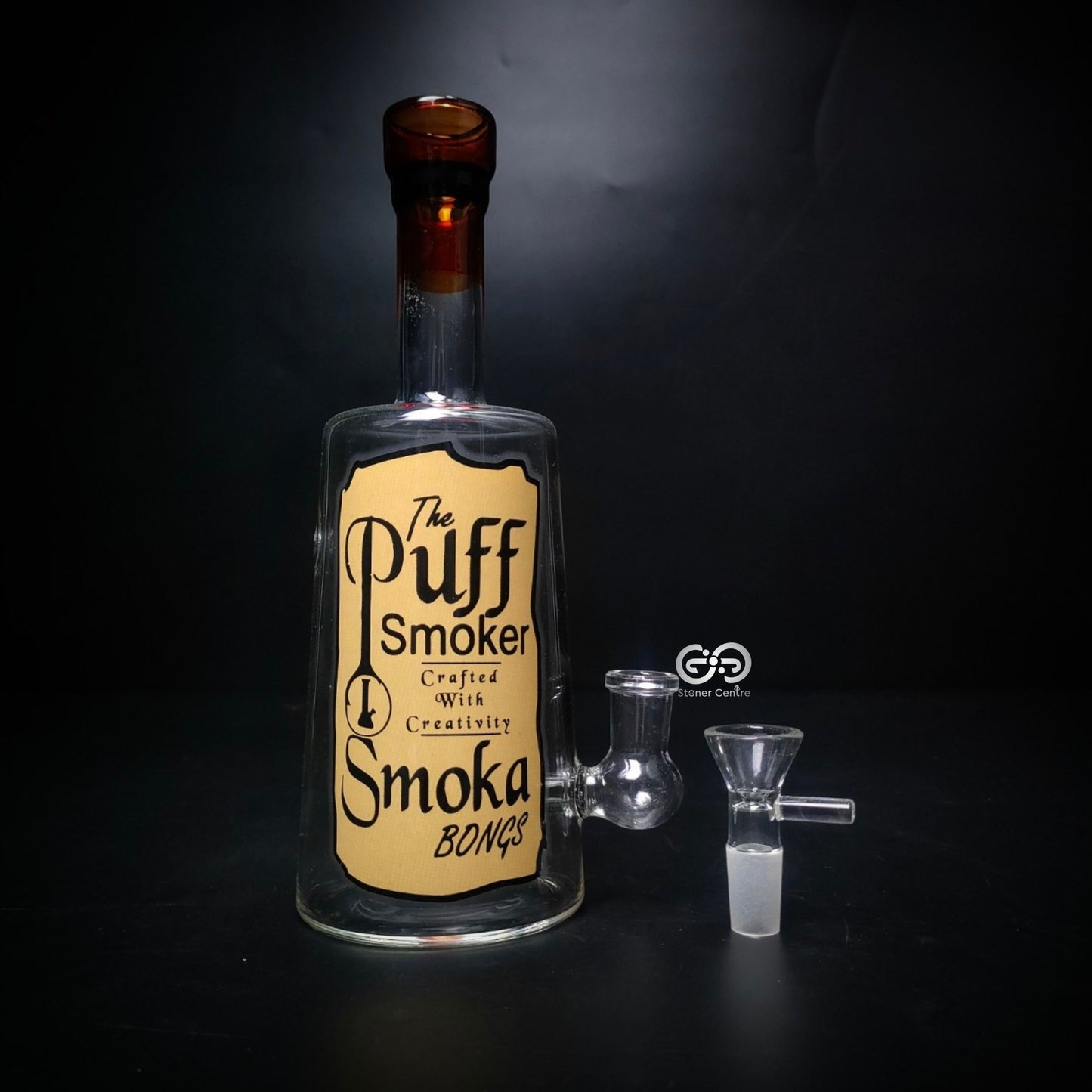 Glass Bong | THE PUFF SMOKA BONG WITH PERCOLATOR 9 INCH