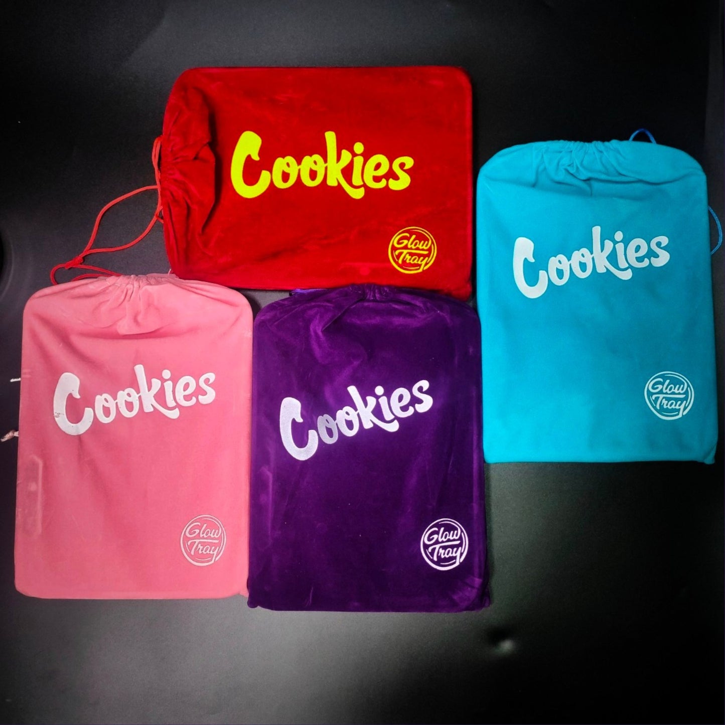 TRAY | LED ROLLING TRAY COOKIES GLOW IN THE DARK PARTY TRAY