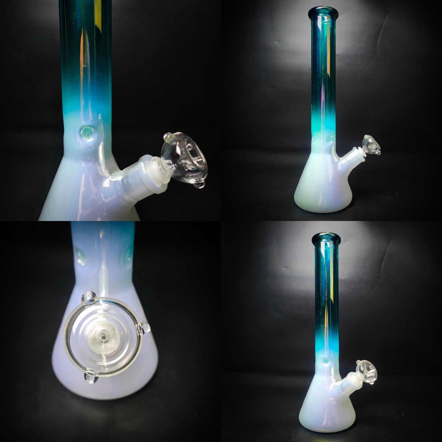 Glass Bong | HOLOGRAPHIC RAINBOW 16 INCH BEAKER
