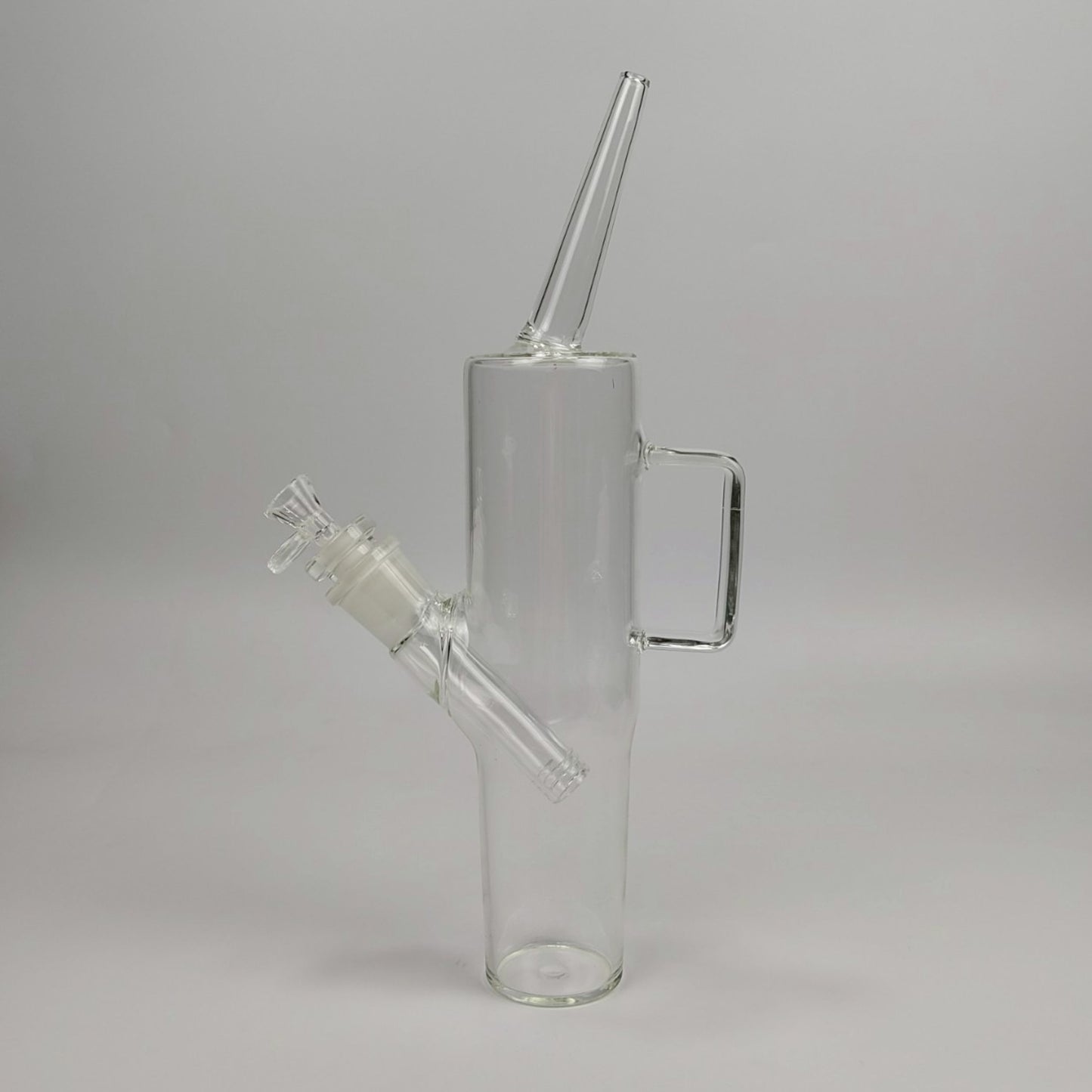 Glass Bong | TUBBLER BONG - IN - CAR WITH PEAK STRAW FITS IN CAR TUMBLER SOCKET 5 MM THICKNESS 14.5 INCH