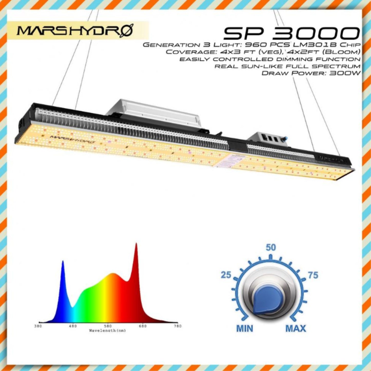 GROWING TOOLS | MARS HYDRO SP 3000 LED