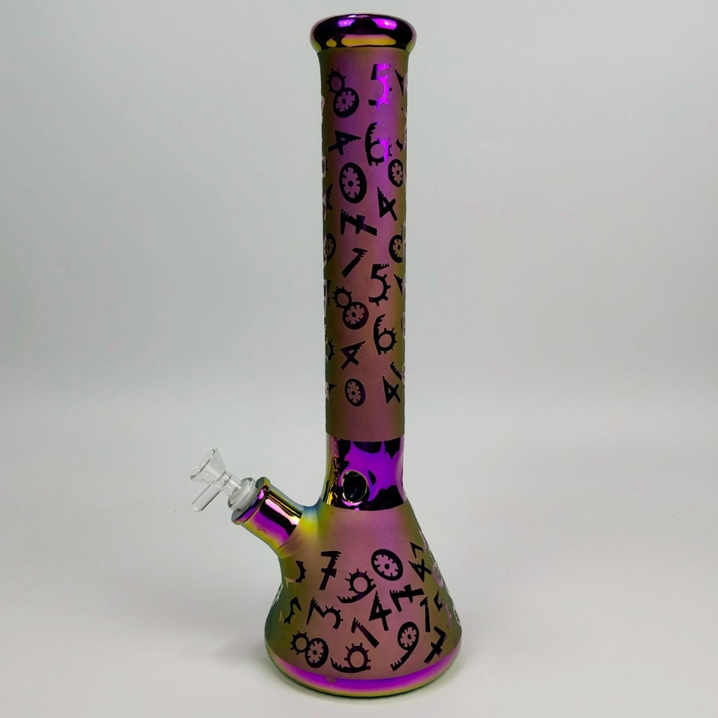 Glass Bong |  LUCKY NUMBER BEAKER BONG 16 INCH