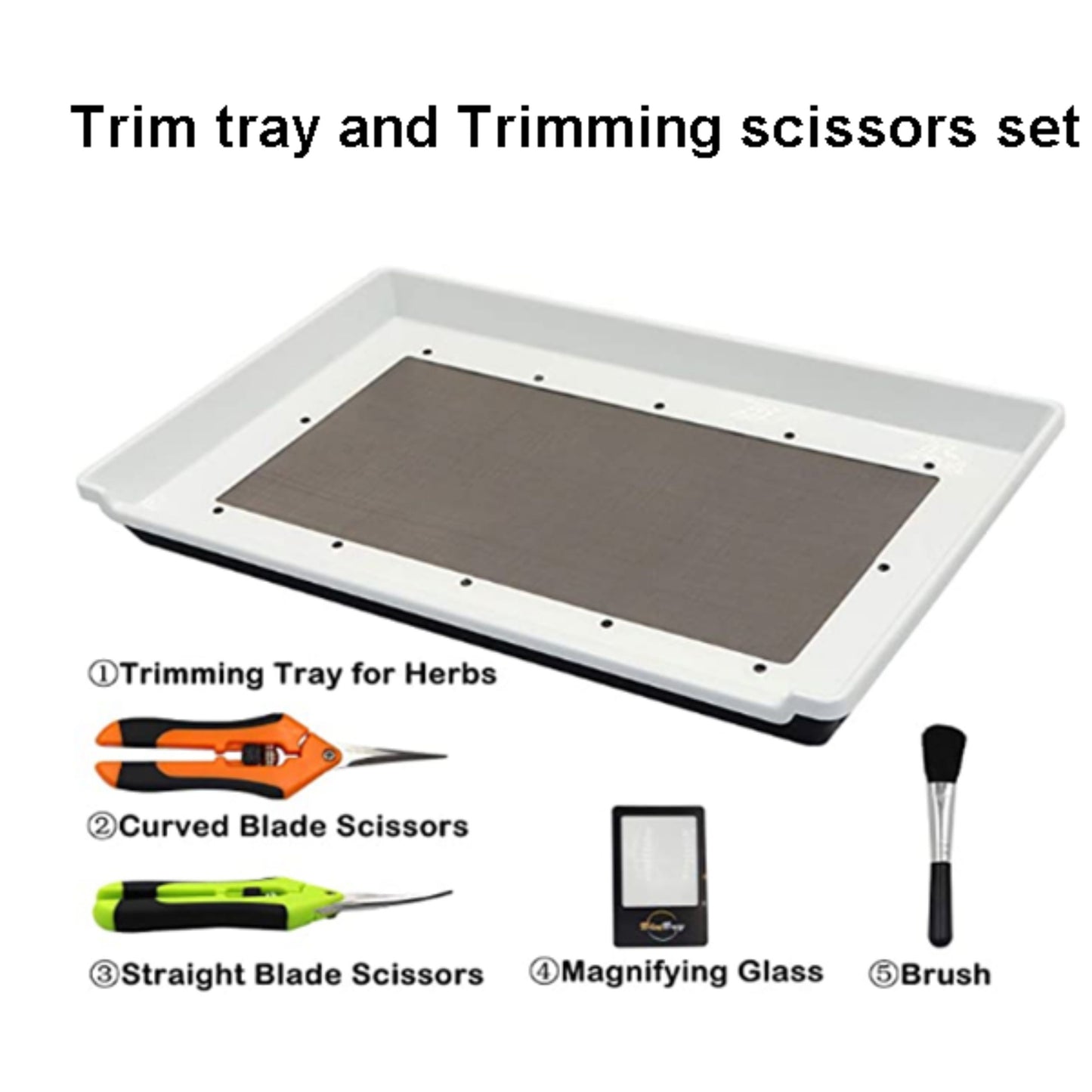 GROWING TOOLS | TRIM TRAY SET SIZE : 49 X 30 X 5.5 CM