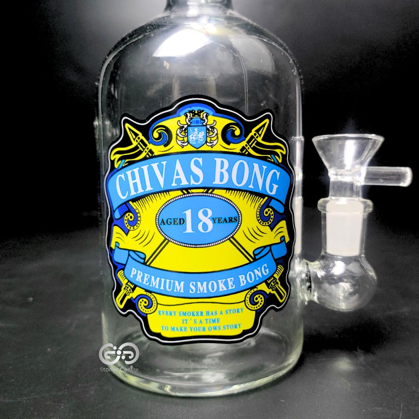 Glass Bong | CHIVAS 18 YEARS BONG PREMIUM SERIES WITH PERCOLATOR 9 INCH