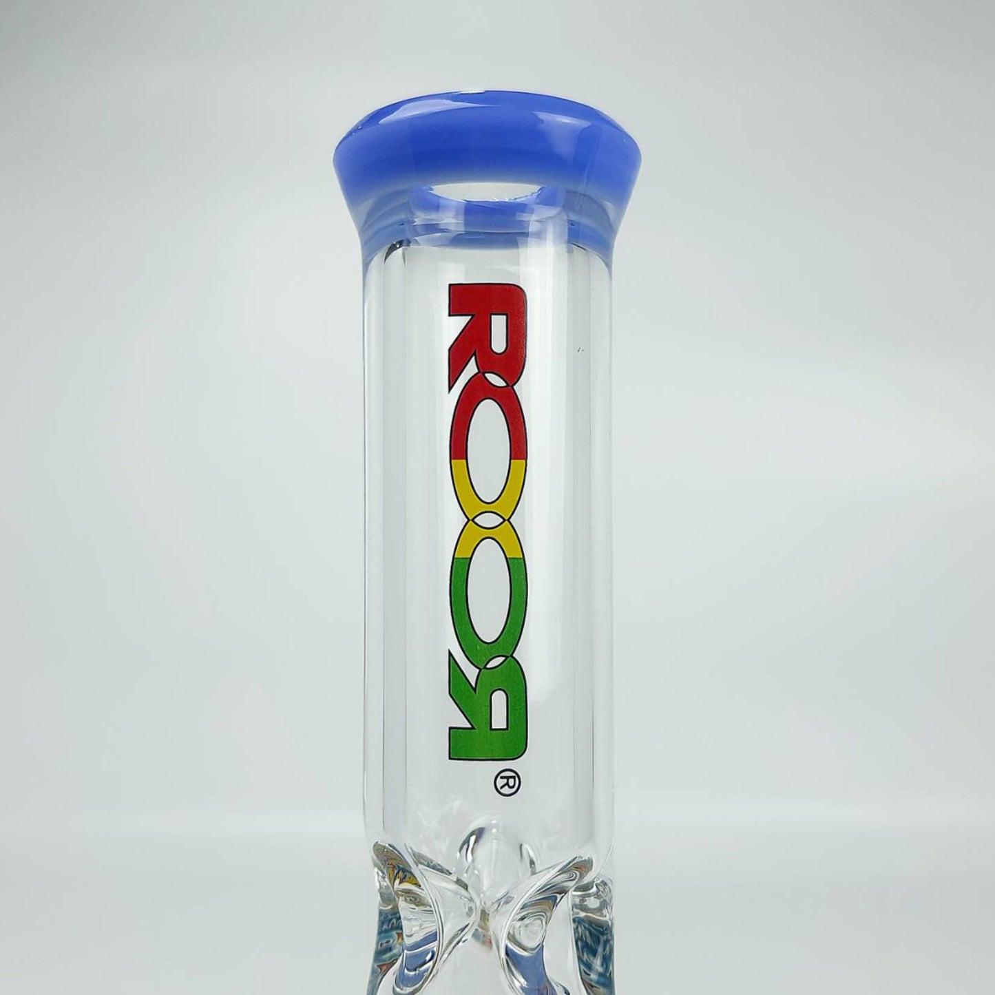 Glass Bong | ROOR BEAKER WIG WAG WITH DOME PERC 9 MM 13.5 INCH