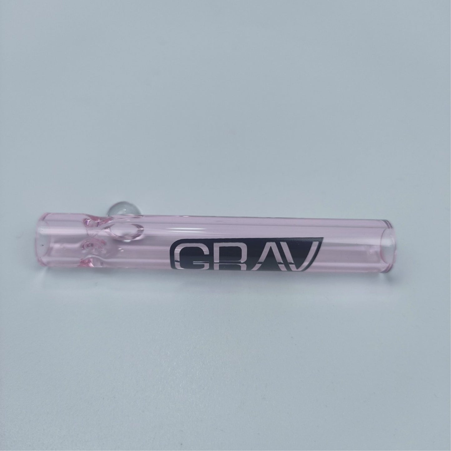 PIPE | GRAV CHILLUM  FOR DRY HERB ONE HITTER 3.5 INCH | PINK BODY