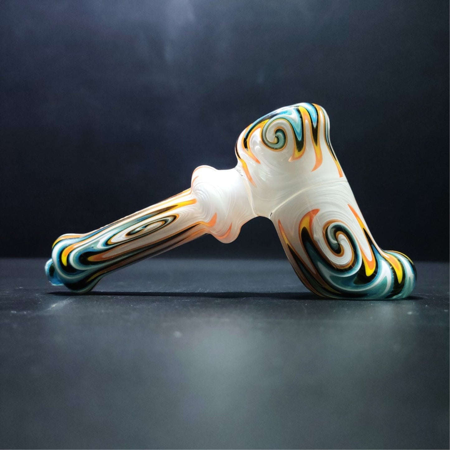 Glass Bong | Dazed Haze Bubbler 5.2" Length with America North Star Glass Rod