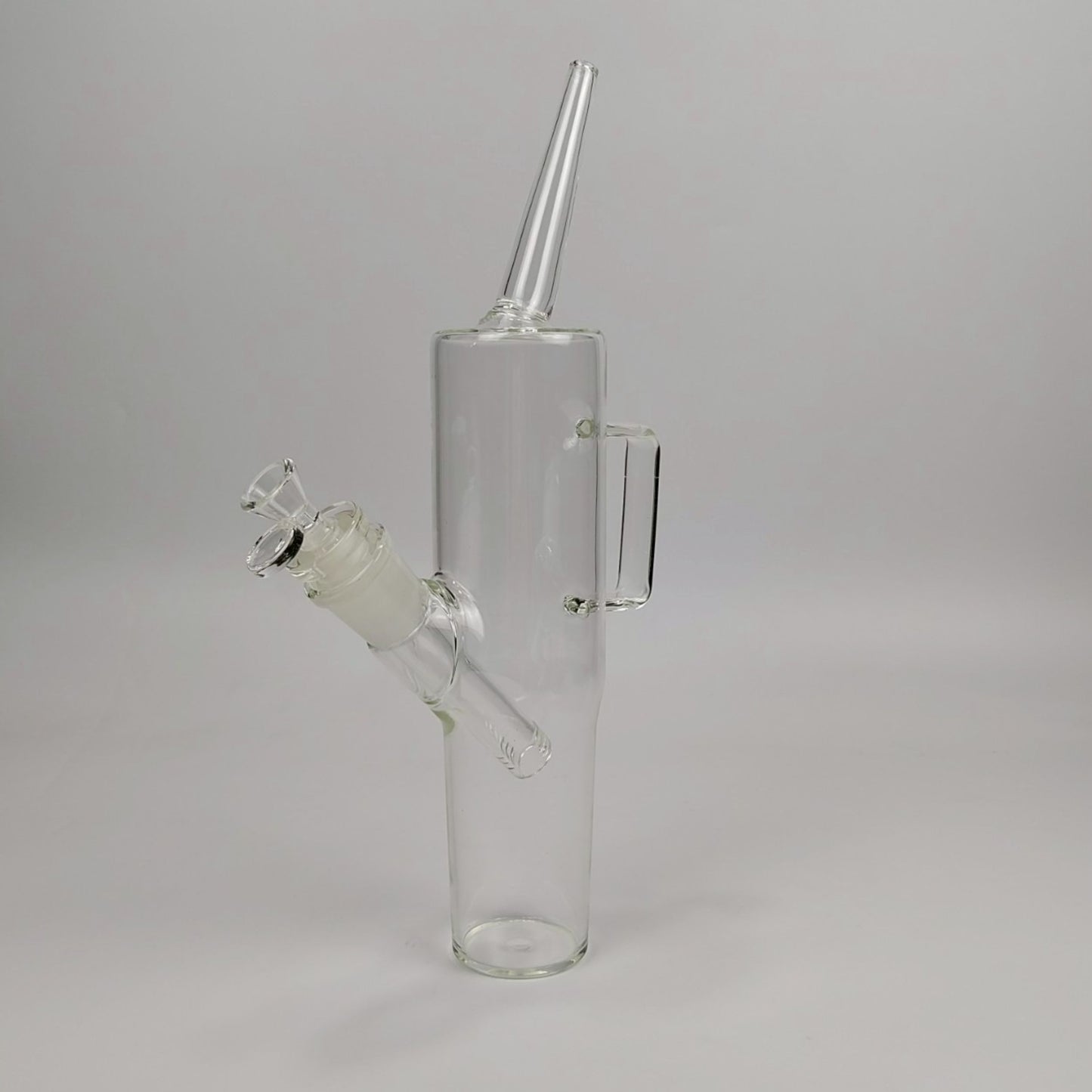 Glass Bong | TUBBLER BONG - IN - CAR WITH PEAK STRAW FITS IN CAR TUMBLER SOCKET 5 MM THICKNESS 14.5 INCH