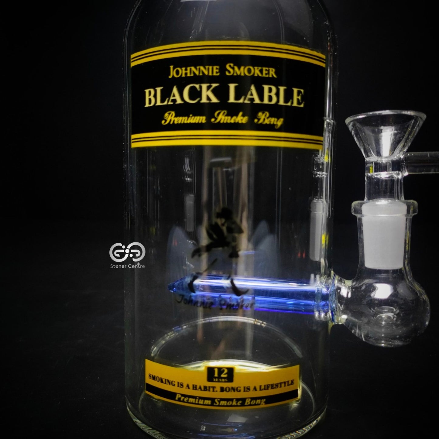 Glass Bong | BLACK LABLE BONG PREMIUM SERIES WITH PERCOLATOR 9 INCH
