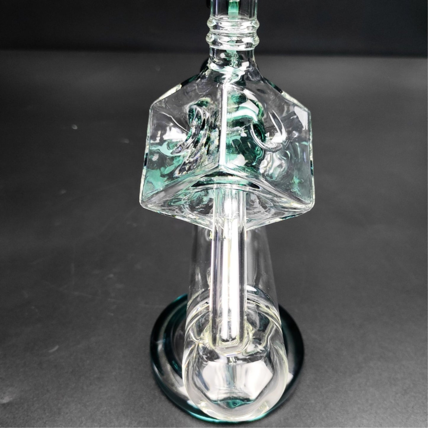 Glass Bong | DICE RECYCLER WITH INLINE PERC 10.5 INCH