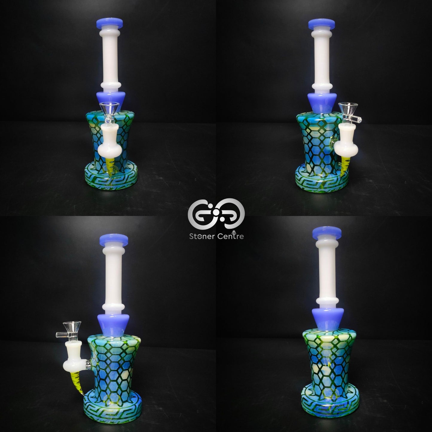 Glass Bong | HORN VASE STR MARBLE 8.5 INCH