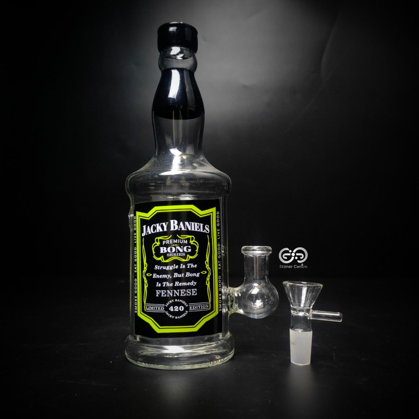 Glass Bong | JACKY BANIELS BONG PREMIUM SERIES WITH PERCOLATOR 9 INCH