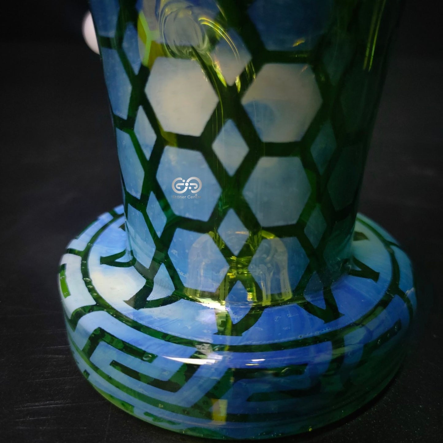 Glass Bong | HORN VASE STR MARBLE 8.5 INCH