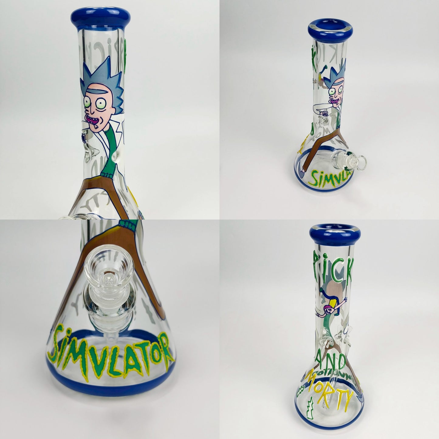 Glass Bong | 3D RICK AND MORTY 12.5 INCH #11