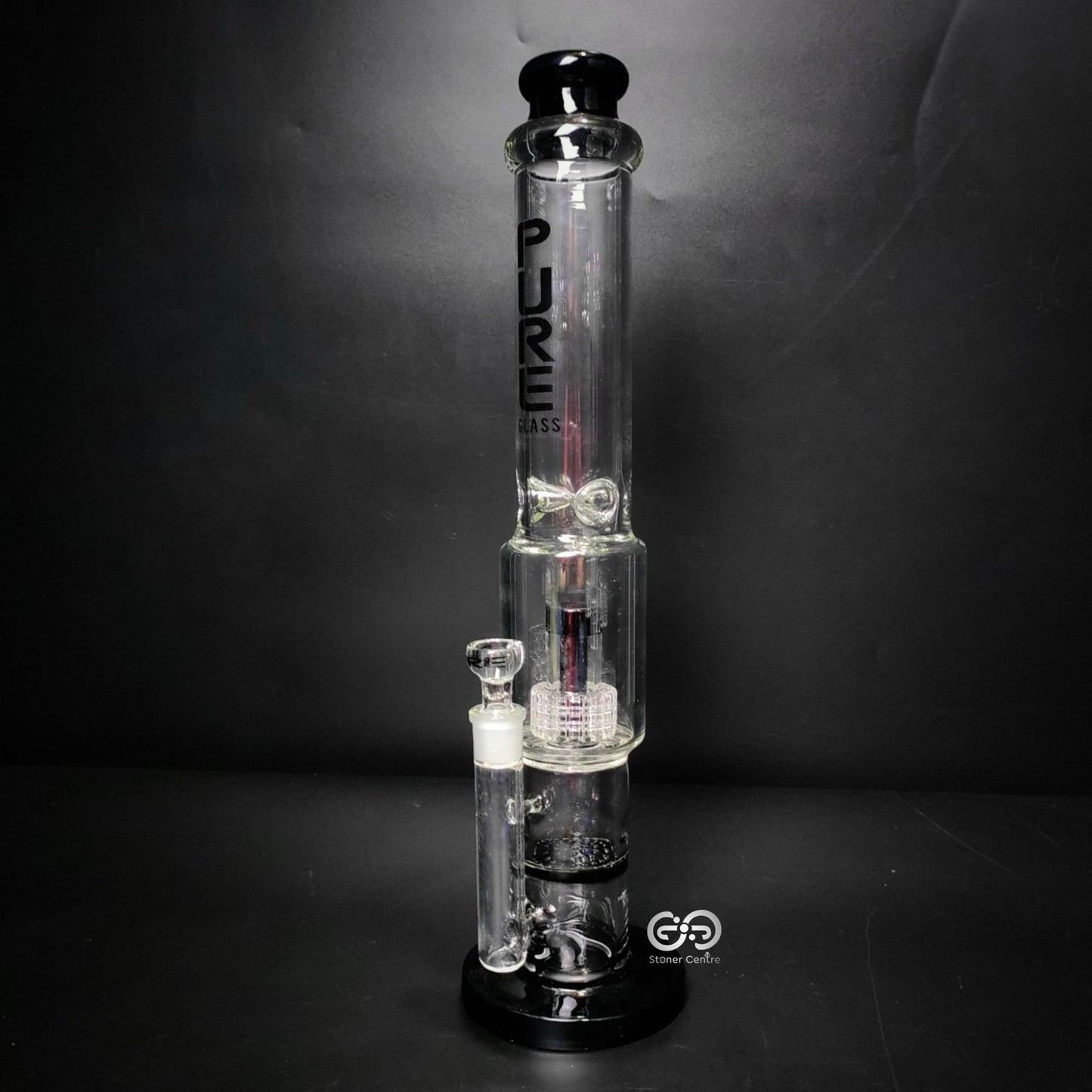Glass Bong | PURE STRAIGHT DOUBLE PERCCOLATORS 16 INCH
