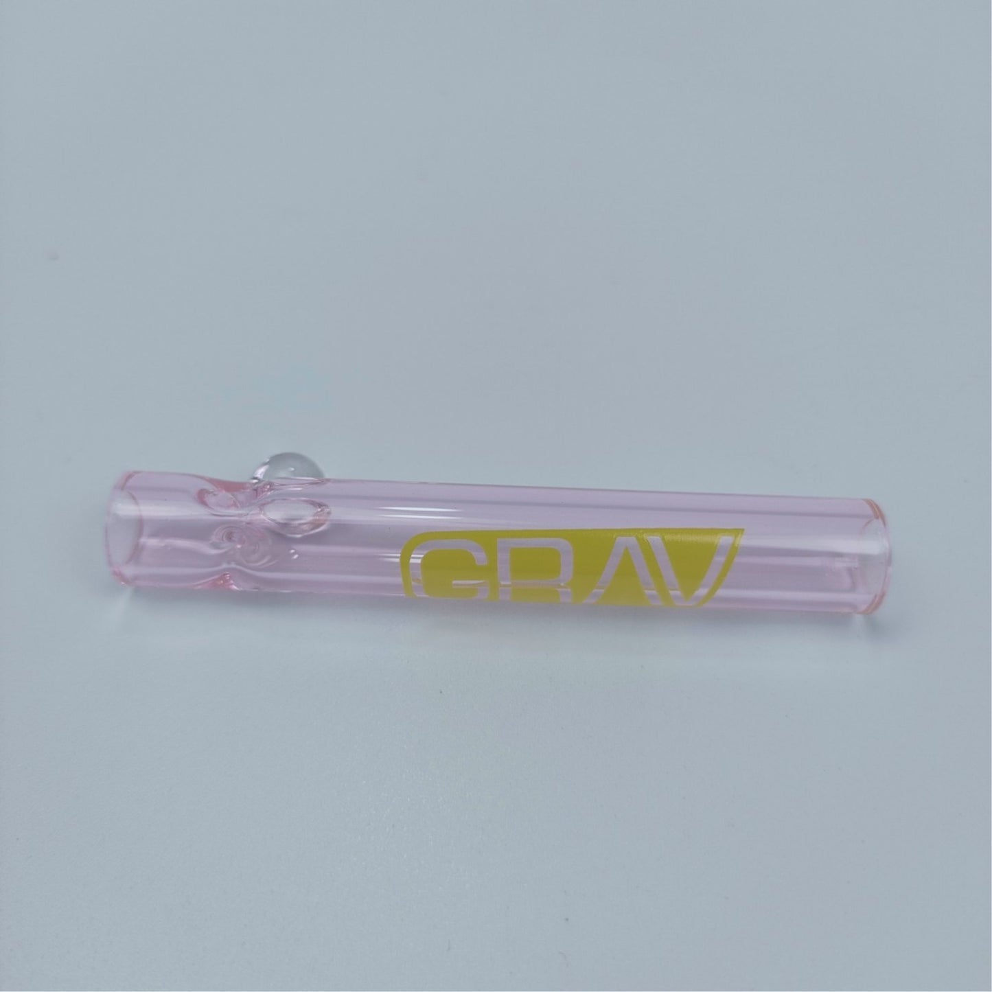 PIPE | GRAV CHILLUM  FOR DRY HERB ONE HITTER 3.5 INCH | PINK BODY