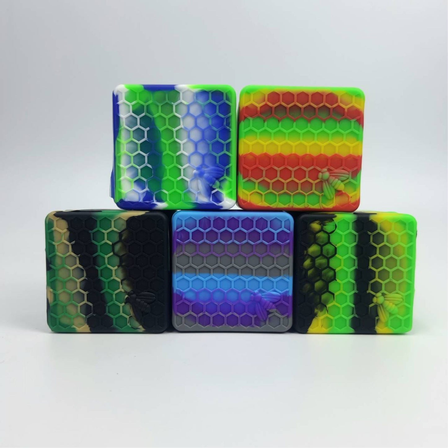 SILICONE | 78ML SILICONE SQUARE CONTAINER FOR CONCENTRATE