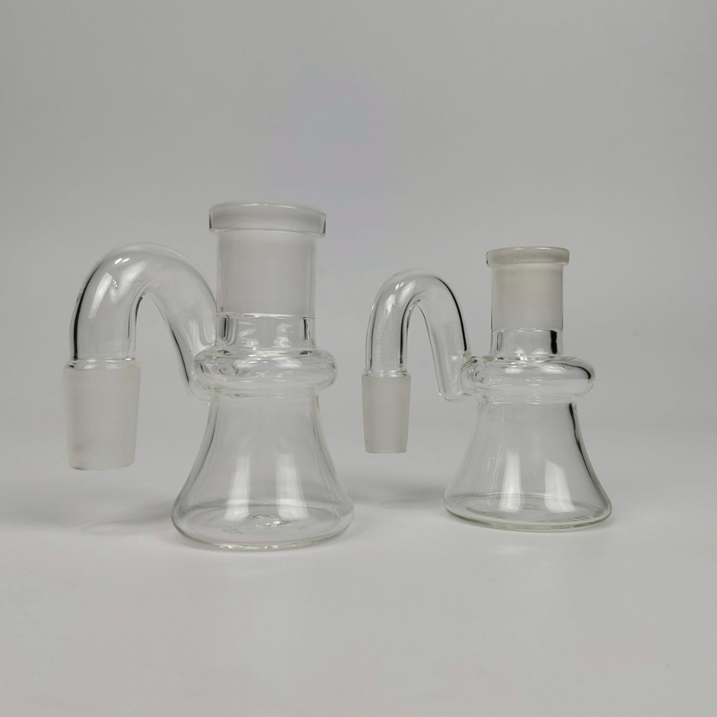 PERCULATOR | MILK BOTTLE PERCULATOR - CLEAR GLASS 14&18 MM 90 DEGREE