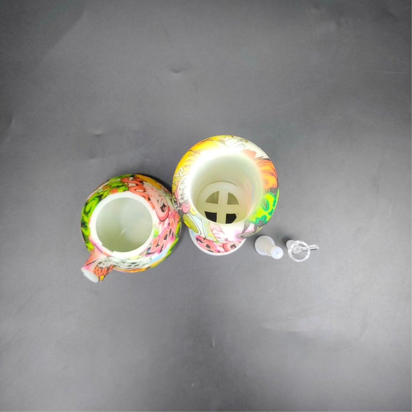 Glass Bong | GLOW IN THE DARK SILICONE BEAKER 14 INCH - SILICONE UNBERAKABLE BONG