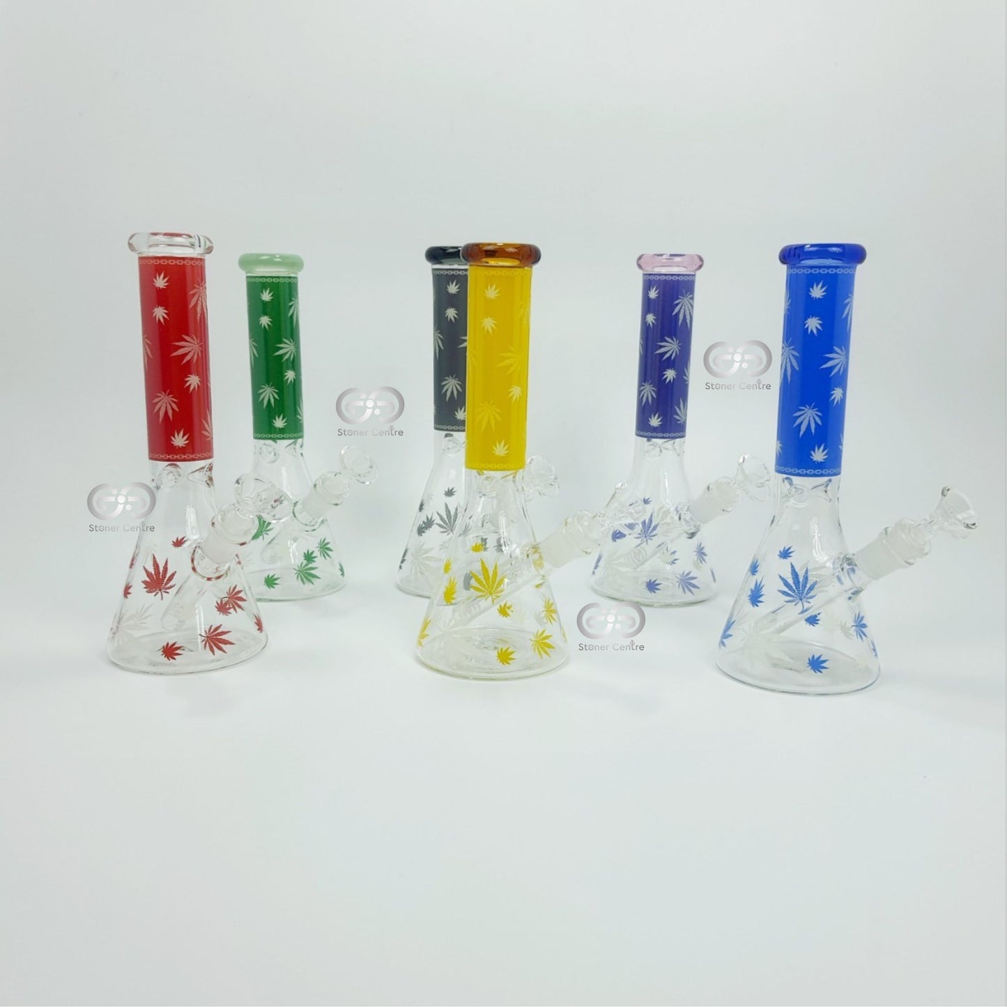 Glass Bong | MJ MINI BEAKER GLOW IN THE DARK 10 INCH