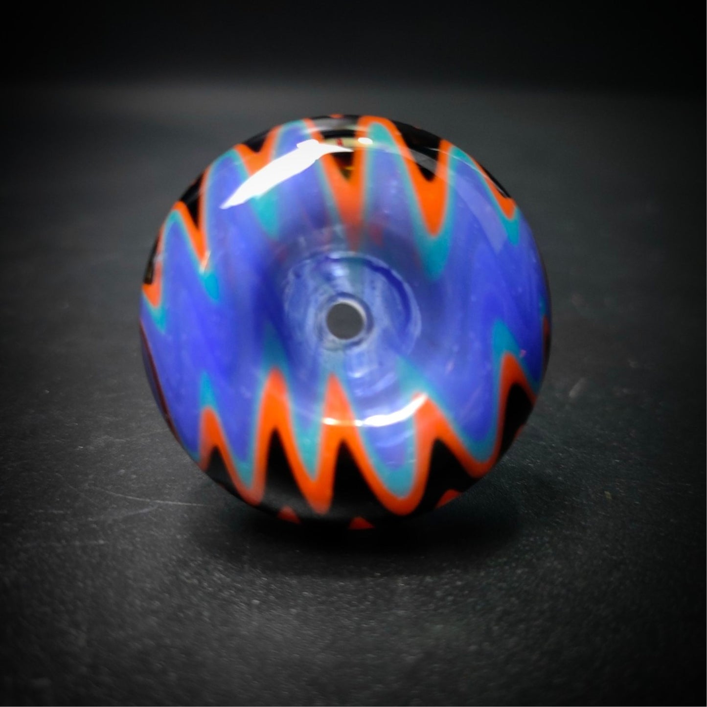 GLASS BOWL | TWIST AND FLAME BOWL 14 MM