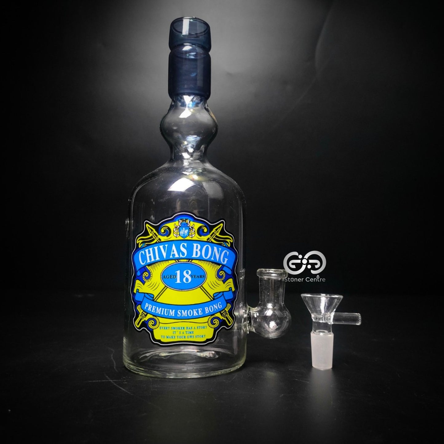 Glass Bong | CHIVAS 18 YEARS BONG PREMIUM SERIES WITH PERCOLATOR 9 INCH