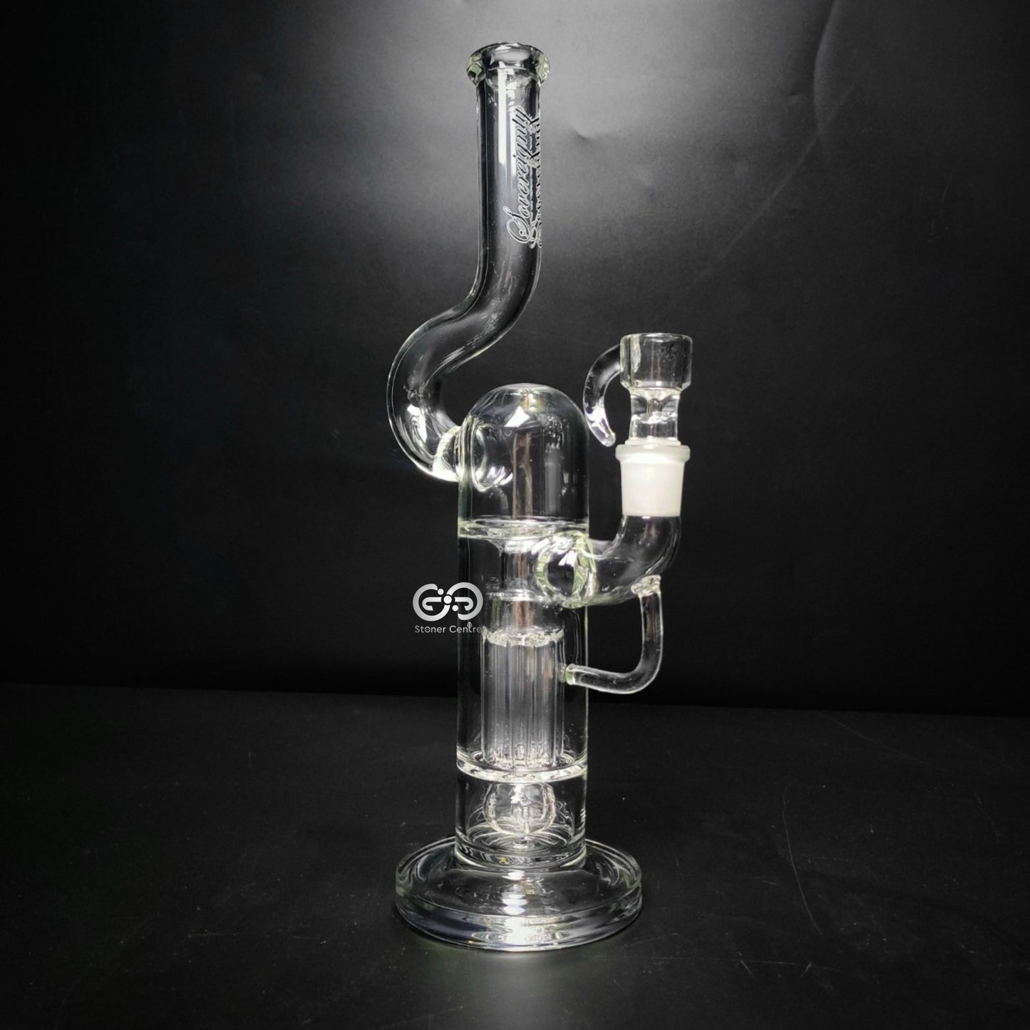 Glass Bong | SOVEREIGNTY 14 INCH PEYOTE PILLAR WITH IMPREIAL AND 8-ARM PERCOLATOR