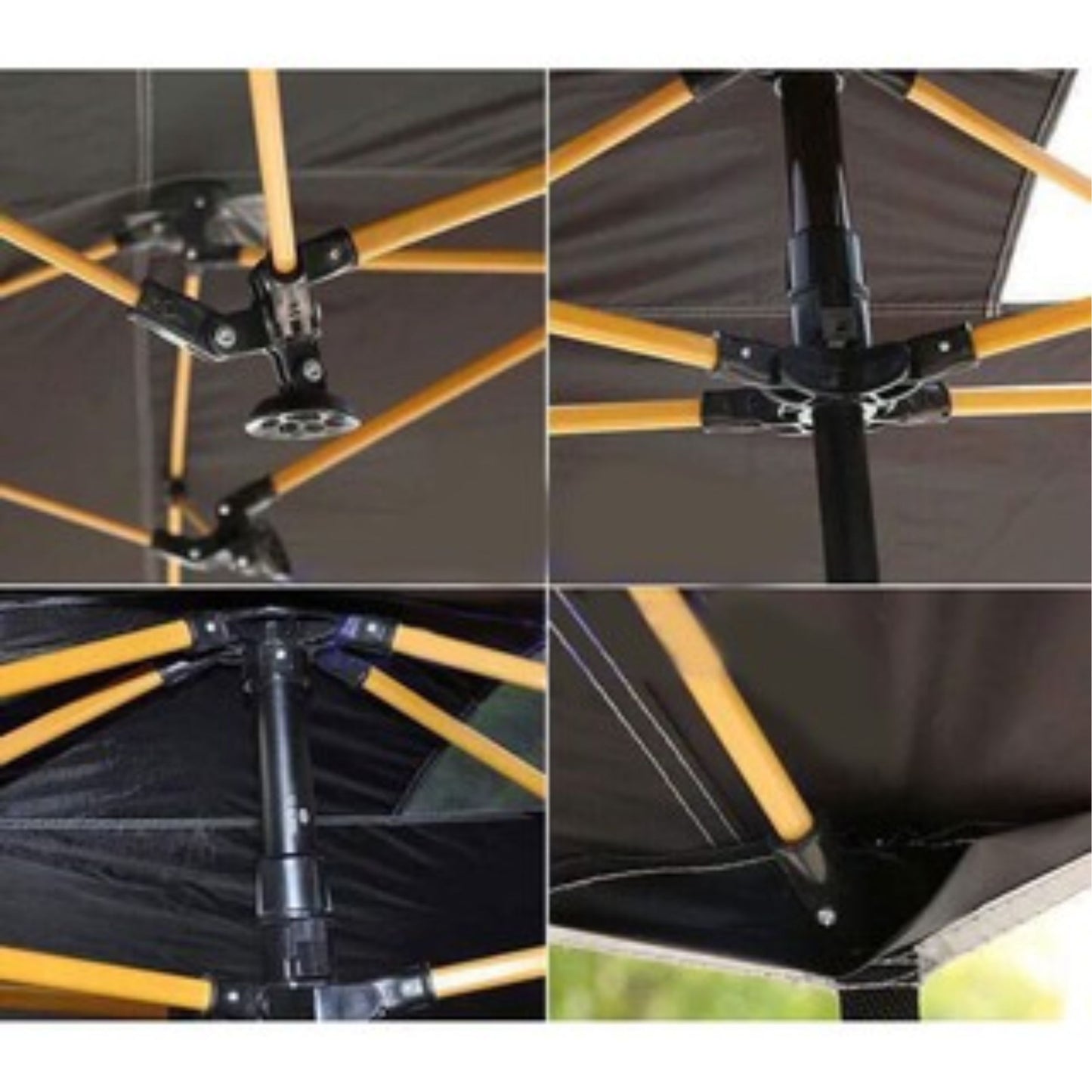 ร่มกันแดดรถยนต์ บังแดดรถยนต์ สำหรับรถ SUV และรถกระบะ รุ่น Manual (ขนาด 440x250cm)