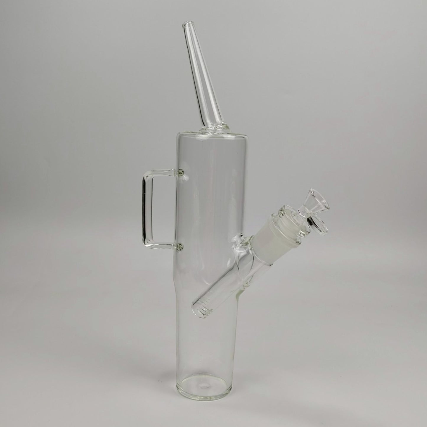 Glass Bong | TUBBLER BONG - IN - CAR WITH PEAK STRAW FITS IN CAR TUMBLER SOCKET 5 MM THICKNESS 14.5 INCH