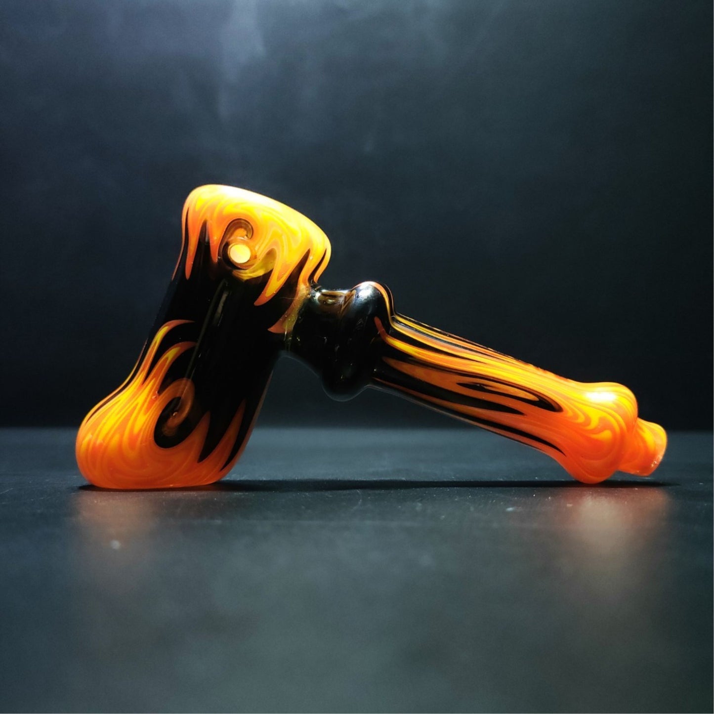 Glass Bong | Dazed Haze Bubbler 5.2" Length with America North Star Glass Rod