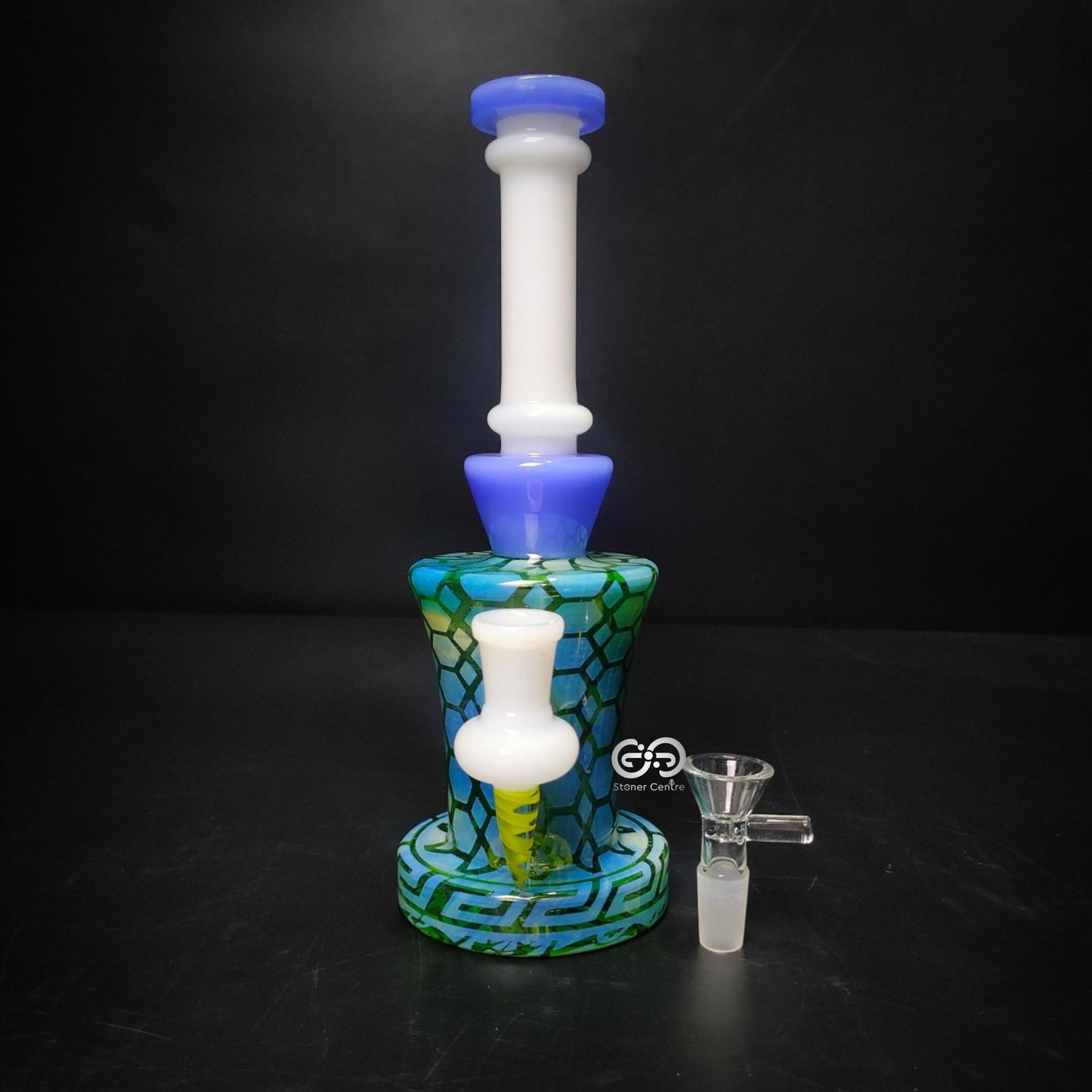 Glass Bong | HORN VASE STR MARBLE 8.5 INCH