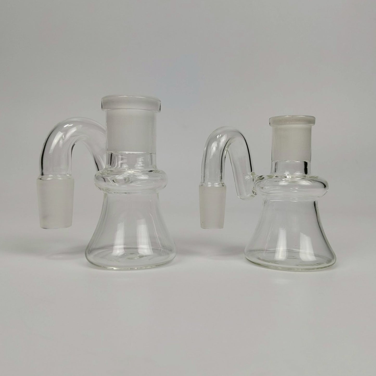 PERCULATOR | MILK BOTTLE PERCULATOR - CLEAR GLASS 14&18 MM 90 DEGREE