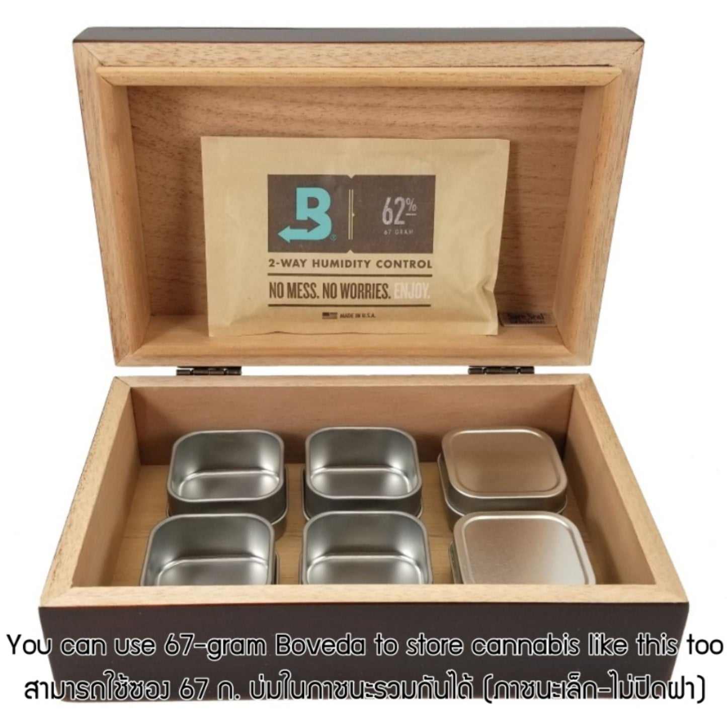 BOVEDA HUMIDITY CONTROLLER 62% RELATIVE HUMIDITY | 4, 8, 67, GRAM