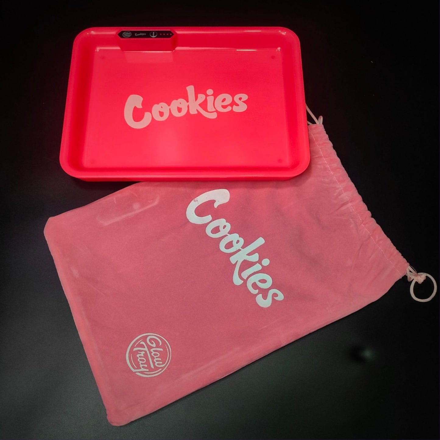 TRAY | LED ROLLING TRAY COOKIES GLOW IN THE DARK PARTY TRAY