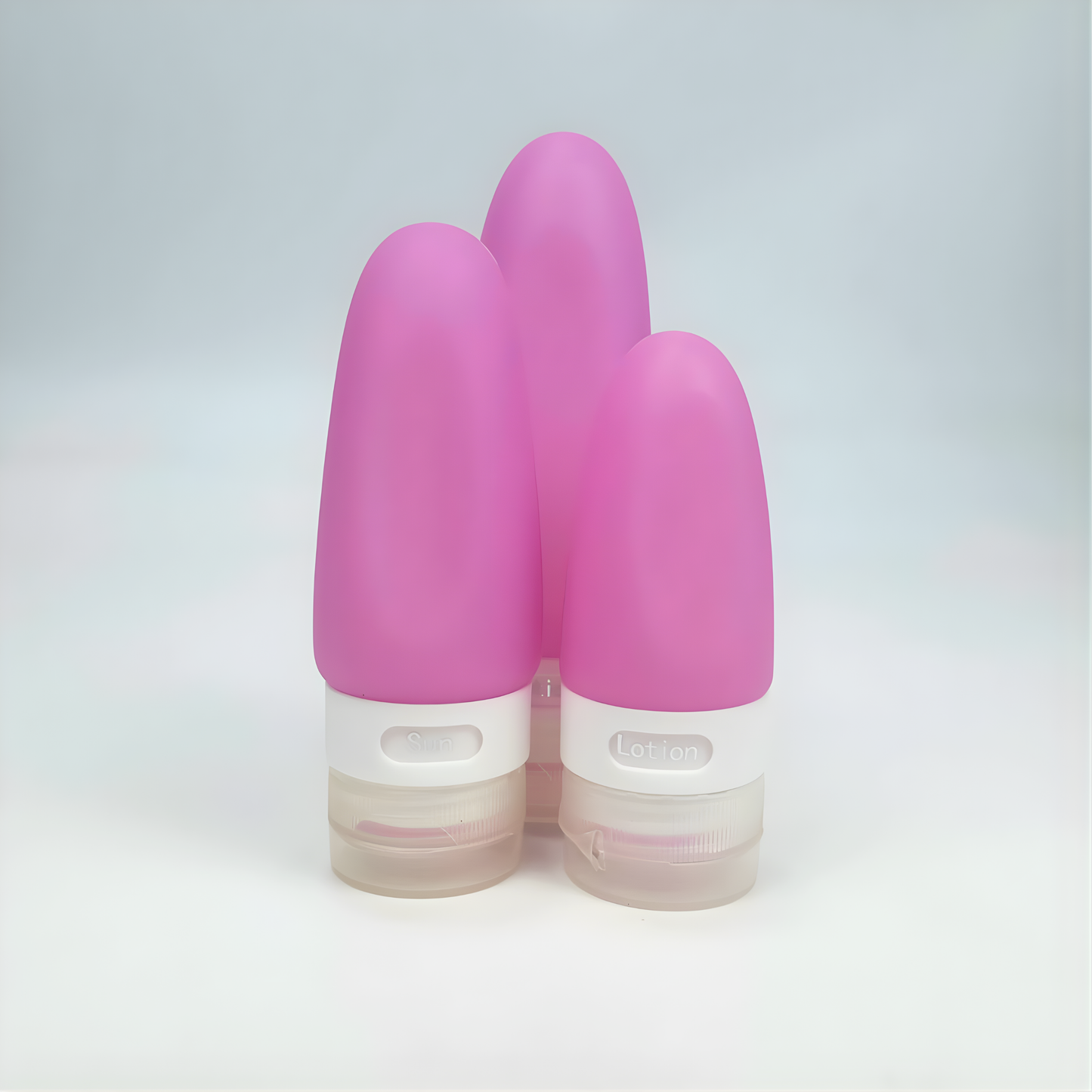 SILICONE BOTTLE - 3 PCS/PACK - 37/69/89 ML
