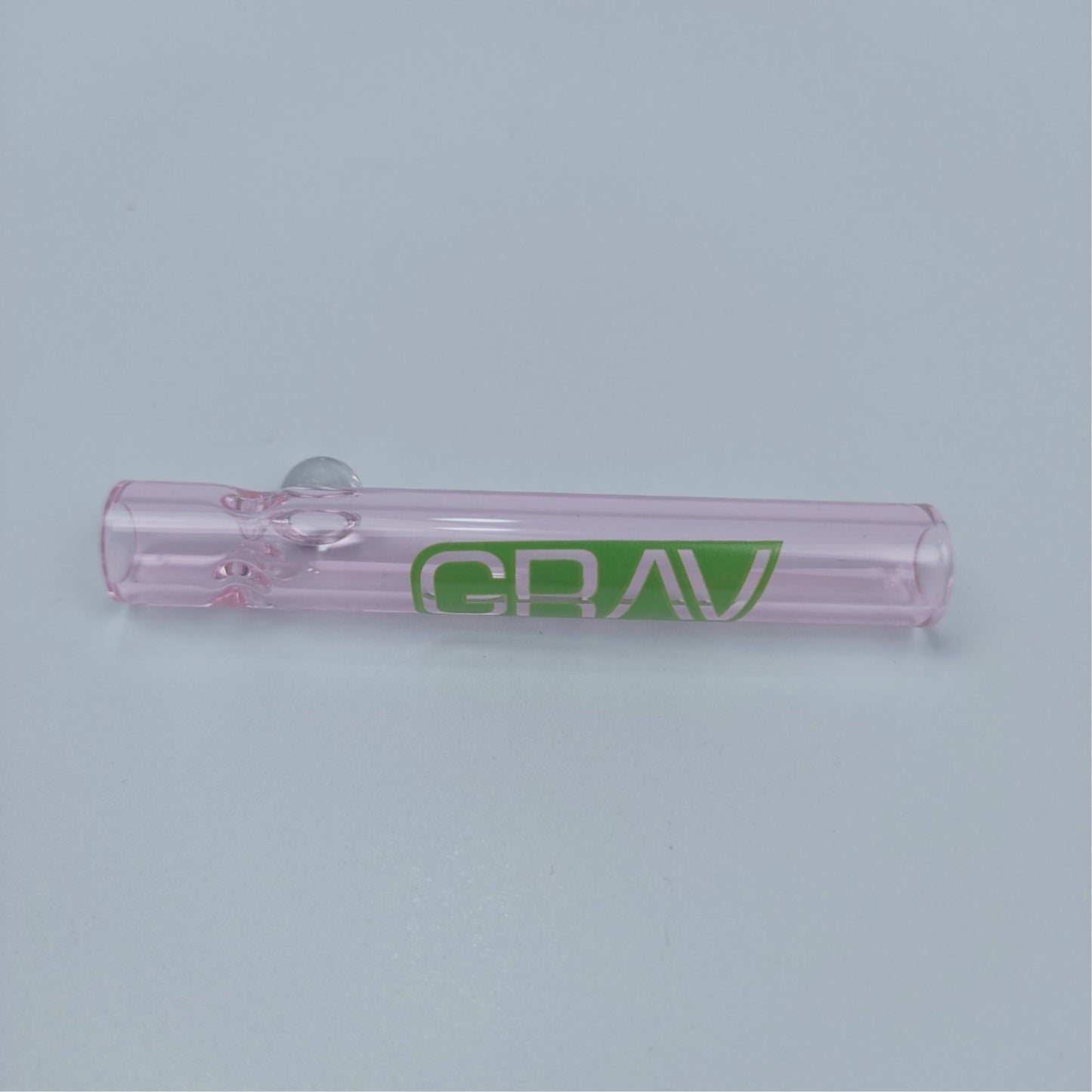 PIPE | GRAV CHILLUM  FOR DRY HERB ONE HITTER 3.5 INCH | PINK BODY