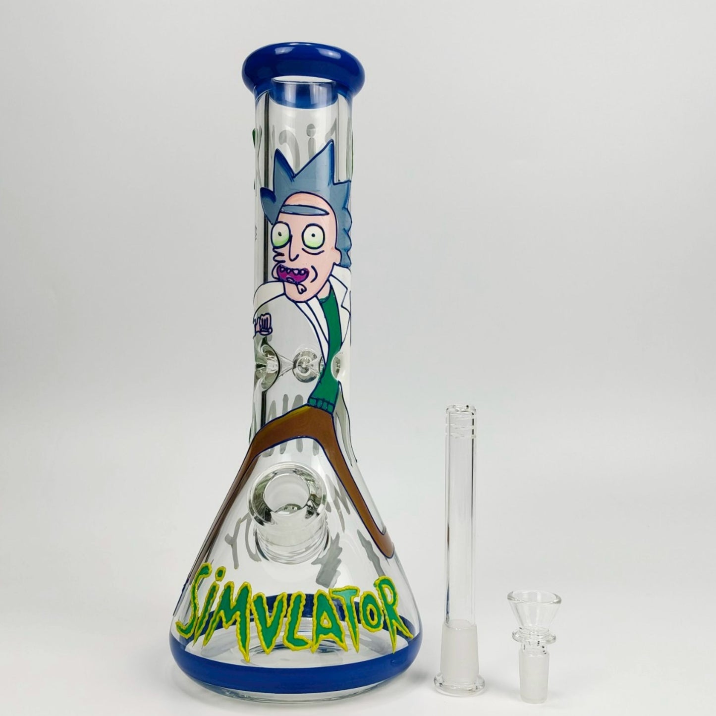 Glass Bong | 3D RICK AND MORTY 12.5 INCH #11