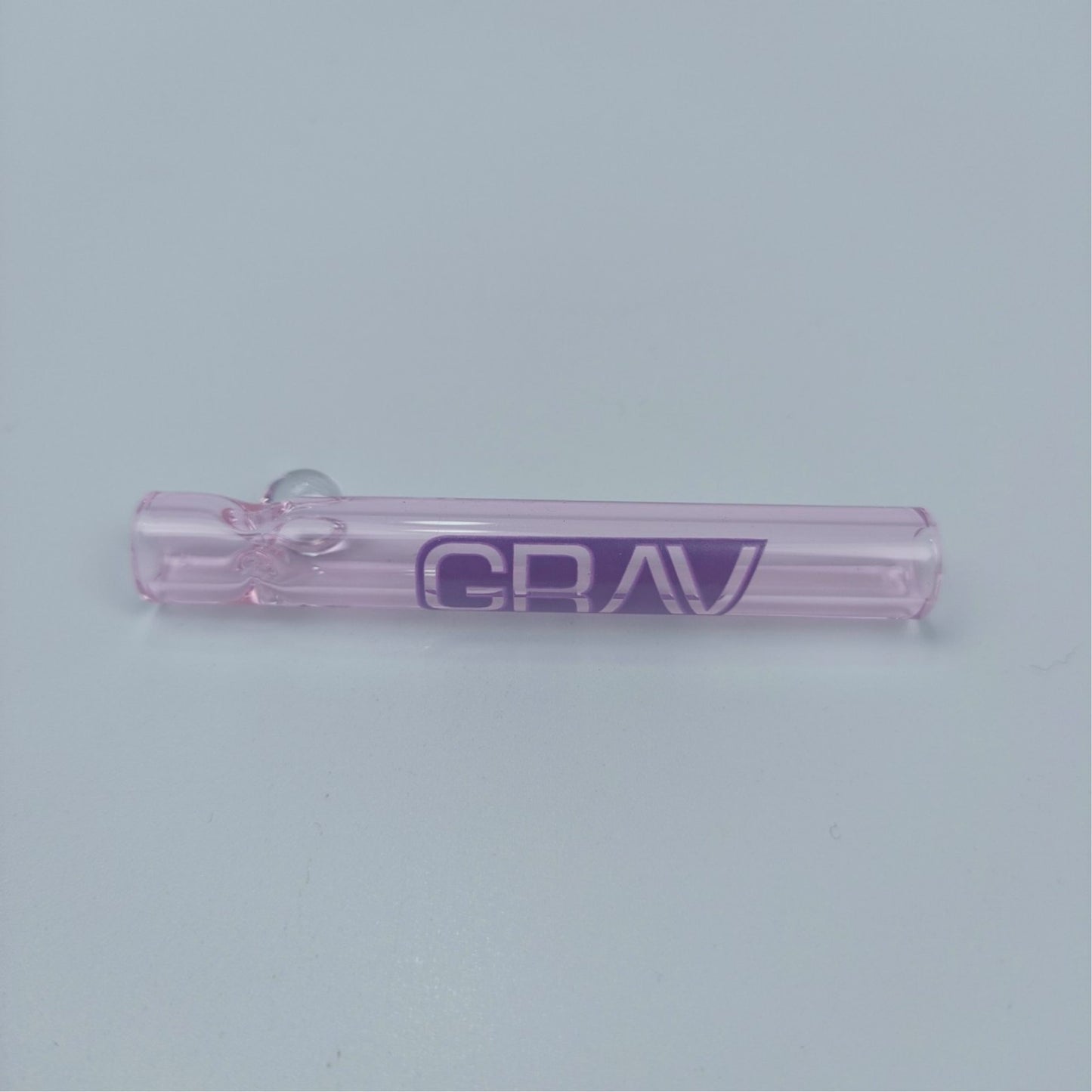PIPE | GRAV CHILLUM  FOR DRY HERB ONE HITTER 3.5 INCH | PINK BODY