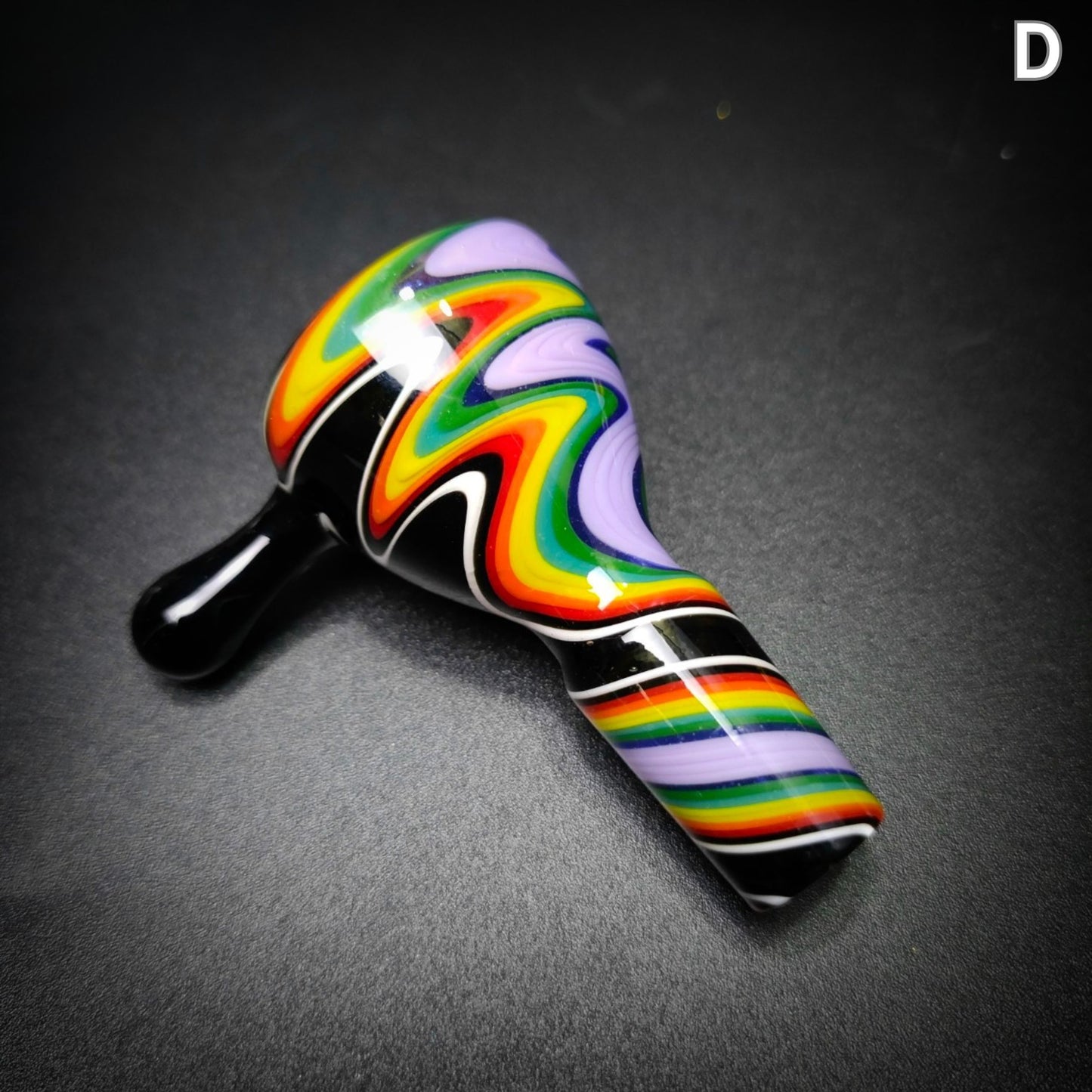 GLASS BOWL | DAZED RETRO BOWL WITH HANDLE 14 MM