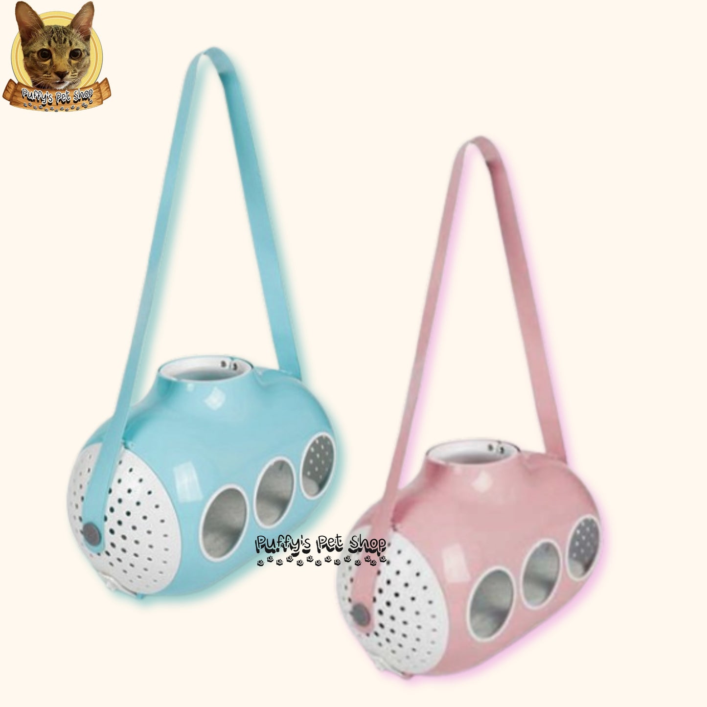 Puffy's Pet Shop | Submarine Cat Bag Honeycare Xiaomi กระเป๋าแมวทรงเรือดำน้ำ  ขนาด 48.5 x 23 x 31.5 ซม.