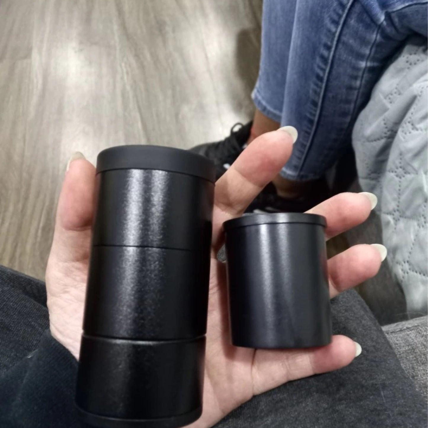 PERSONAL SMOKE FILTER SET WITH EXTRA HEPA FILTER REPLACEMENT CARTRIDGE