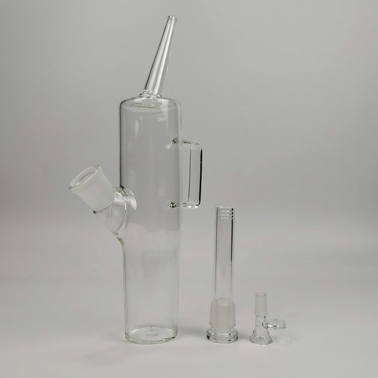 Glass Bong | TUBBLER BONG - IN - CAR WITH PEAK STRAW FITS IN CAR TUMBLER SOCKET 5 MM THICKNESS 14.5 INCH