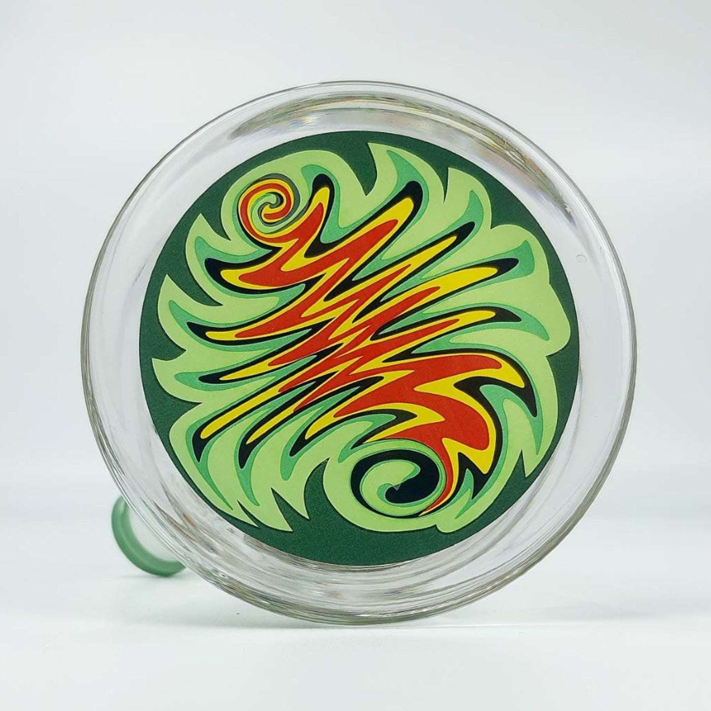 Glass Bong | ROOR BEAKER WIG WAG WITH DOME PERC 9 MM 13.5 INCH